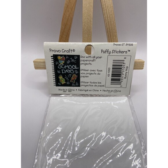 Provo Craft Rascals Puffy Bunny Hop Colorful Stickers Sheet Children Scrapbook - Picture 6 of 12